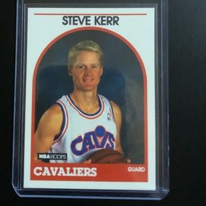 STEVE KERR Cleveland Cavaliers Official NBA Hoops Card